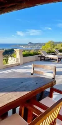 Beautifully renovated finca with breathtaking panoramic views of the sea and sunset in Benimussa