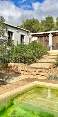 Beautifully renovated finca with breathtaking panoramic views of the sea and sunset in Benimussa