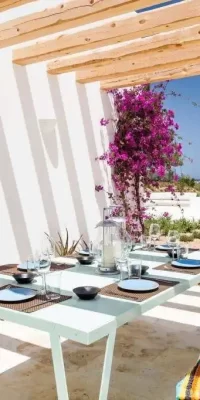 Contemporary Finca near Santa Eulalia and Ibiza Town with Panoramic Sea Views