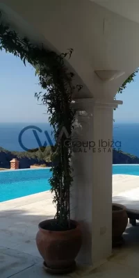 Exquisite Luxury Estate with Three Villas and Direct Sea Access in Cala Boix, San Carlos