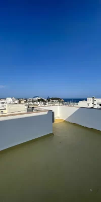 Extra spacious penthouse with sea views in Santa Eulalia