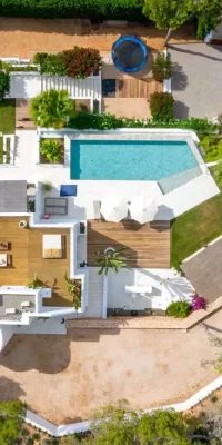 Modern villa with six bedrooms for sale in Es Cubells