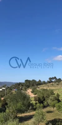 Exceptional Land for Two Luxurious Villas with Panoramic Sea Views and Sunset in Cala Tarida