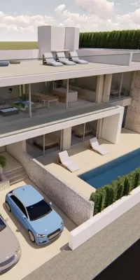 Exclusieve moderne villa’s in Ses Torres met verkooplicentie